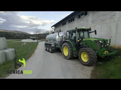 Slurry Driving in Slovenia: Vaia 18000L & John Deere 6155R in Action! (4K!)