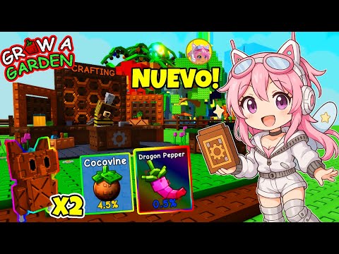 SECRETOS y NUEVAS SEMILLAS + MASCOTAS *GRATIS* y NUEVO SISTEMA CRAFTEO en Grow a Garden Roblox