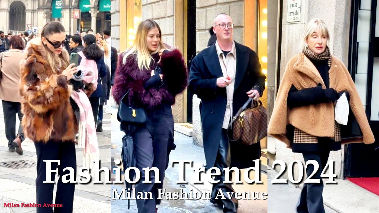 Fashion Trend 2024 Milan • Stylish Milanese Outfit and Most Fashionable Looks • Street Style