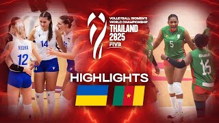 Ukraine 🇺🇦 vs. Cameroon 🇨🇲 - Highlights | Women's World Championships 2025