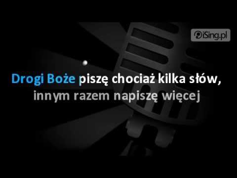 Pieśń Oazowa – List do Boga (karaoke iSing.pl)