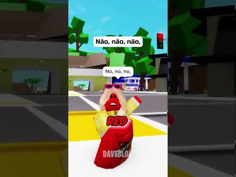 TRAPACEIRA MALVADA NO JOGO DAS CORES NO ROBLOX! #shorts