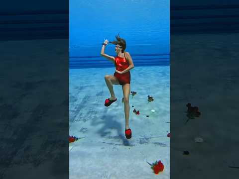 COME on do the cha cha | UNDERWATER DANCE ?? #pool #underwater #dancetrend #chacha #heels