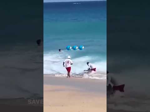 Where are the lifeguards. #funny #fyp #beach #Ragetv #fails