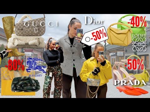 Woodbury Common LUXURY OUTLET Shopping Vlog ft. Bottega, Valentino, Fendi etc