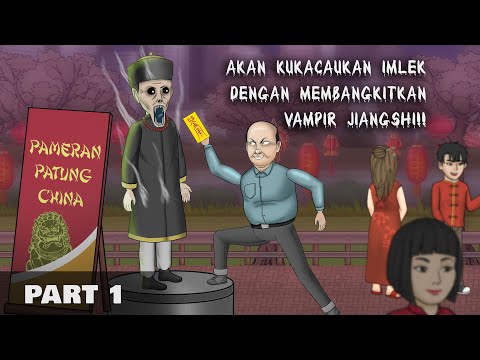 Vampir China Imlek'an 1 – Usaha Rugi, Bangkitin Jiangshi #HORORKOMEDI | Kartun Hantu Lucu