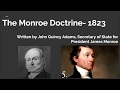 Monroe Doctrine and Early 19th Century U.S. History
