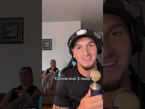 J’ai demandé "3 mots" et elle ne m’a PAS déçu 😂 #freestyle #reaction