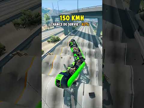 Quelle vitesse est idéale pour franchir 10 nids-de-poule ? 🤔 #beamng #beamngdrive #gaming #fyp