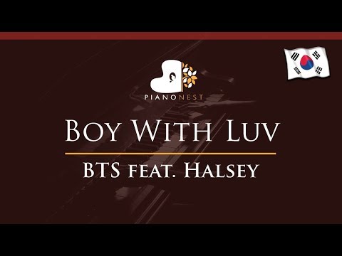 BTS (방탄소년단) ‘작은 것들을 위한 시 (Boy With Luv) feat. Halsey – HIGHER Key (Piano Karaoke / Sing Along)