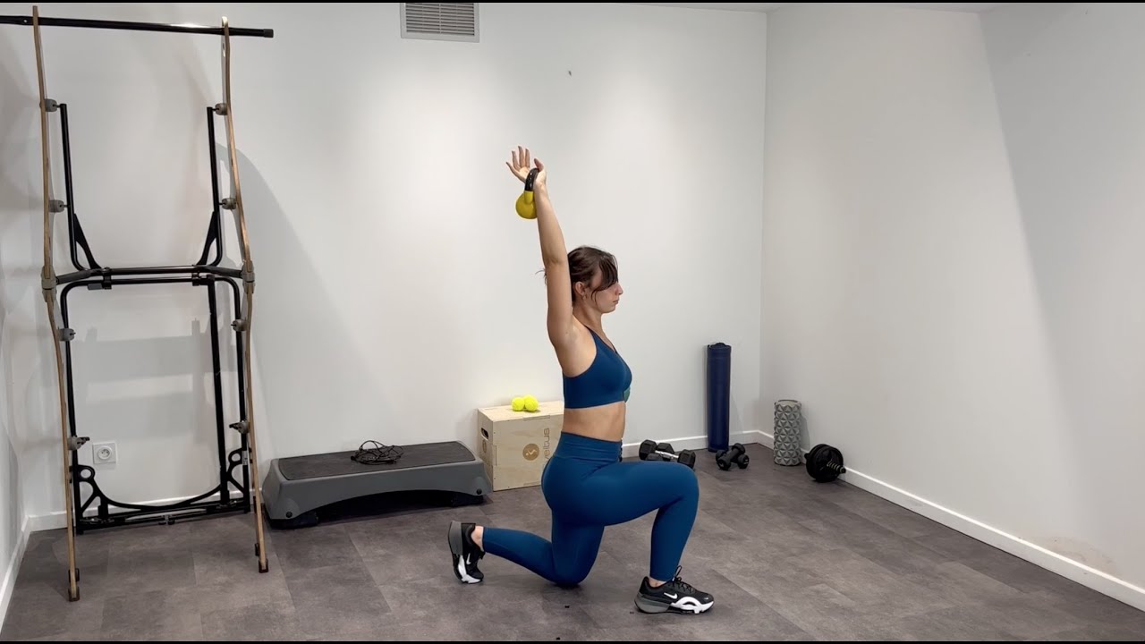 Kettlebell Overhead Lunge