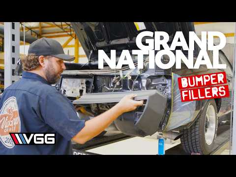 Spray Painting A Grand National!  Buick Finally Gets Bumper Fillers!