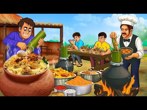 ಬಿದಿರಿನ ಮಡಕೆ ಚಿಕನ್ ಬಿರಿಯಾನಿ ಮಾರಾಟಗಾರ | Kannada Moral Stories | Kannada Kathe | Magic Land Kannada