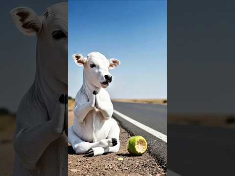 A calf prayed to God and grew a guava tree ๐ญ #ai #guava #calf #tree