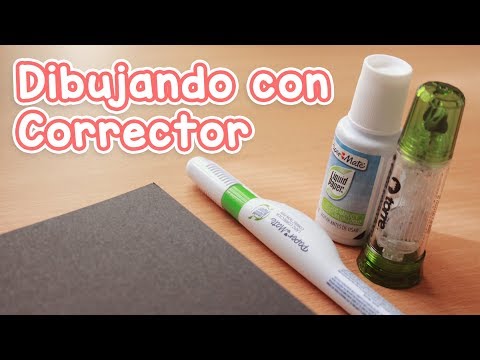 Dibujando con corrector 😲