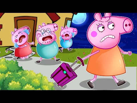 A Cry from the Heart: Don’t Go, Mom | Peppa Pig Funny Animation