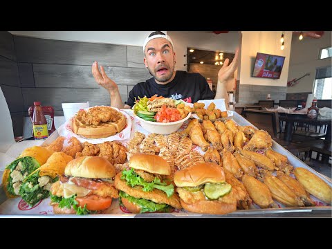 Attempting The BIGGEST FRIED CHICKEN PLATTER In Florida! Joel Hansen