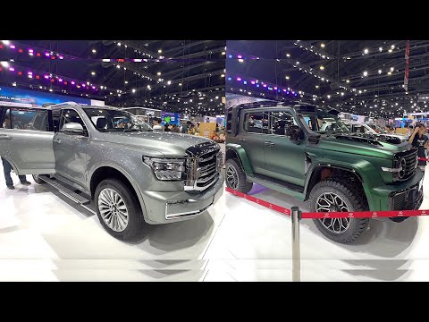 All new GWM TANK 500 VS TANK 300 best frame SUVs from China