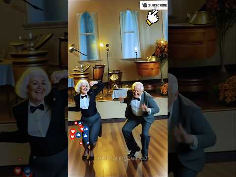 Unmissable! Senior Lady Rocks the Stage with Viral Twist 💫 #seniors #dance #couple