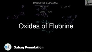 Oxides of Fluorine