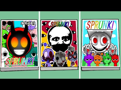 Making Incredibox Sprunking 3 Game Book(+Squishy+Red + Black +Gray) @incredibox