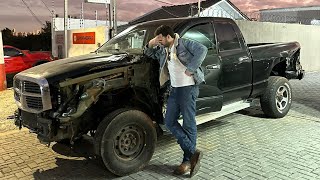 DIRIGI MINHA DODGE RAM PELA 1ª VEZ!!! COMO ELA ANDOU DEPOIS DO ACIDENTE??