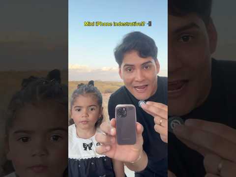 Mini iPhone indestrutível 🤣 #miniiphone #celular #wondershare #drfone