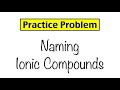 Mastering the Naming of Ionic Compounds
