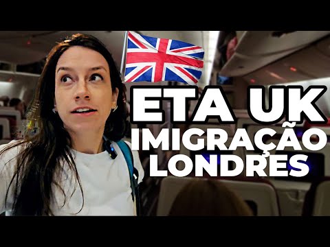 NOVA AUTORIZAÇÃO DE VIAGEM INGLATERRA CAUSA FILAS ENORMES! COMO É VOO SÃO PAULO A LONDRES COM LATAM