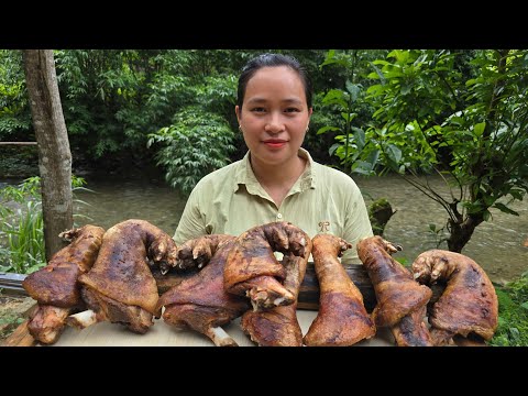 Grilled Pig Feet - Cooking Many Delicious Pig Feet Dishes To Enjoy Together