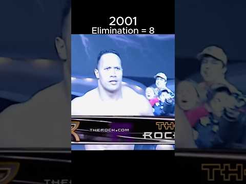 Every The Rock Royal Rumble Elimination Edit 🔥