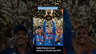India Women Create HISTORY! 🇮🇳 Mana Aada Pillaalu World Cup 2025 Gelicharu 🏆🔥 | Jai Hind 💙