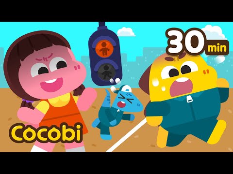 ¡No cruces la calle con la luz roja!🚦✋ | Canciones Infantiles | Kids Songs | Cocobi