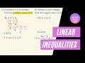 Inequalities and Number Line Representation