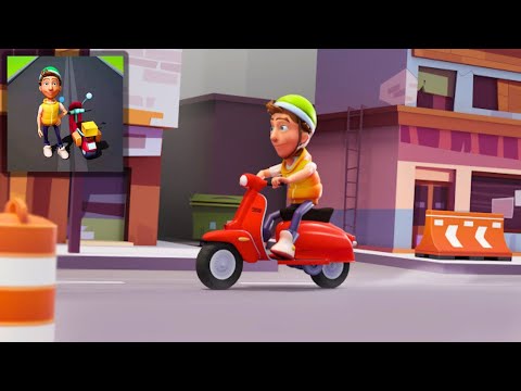 Paper Boy Race - Running Gameplay