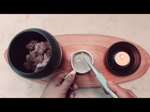 ASMR - No Talking Makeup & Skin care Fast Pack Mixing, Brush Cleaning