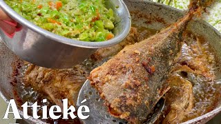 Attieké poisson piment