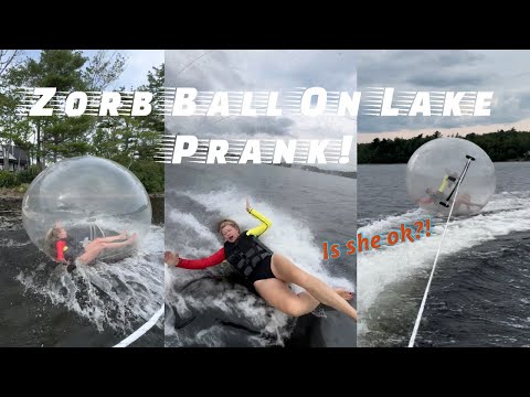 ZORB BALL PRANK ON MOM!😈