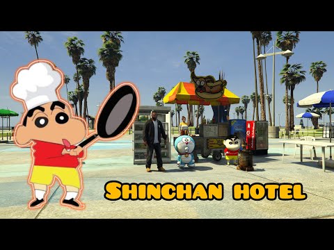 Shinchan And Franklin Starting Hotel Business Poor to Rich#shorts #youtubeshorts #gta