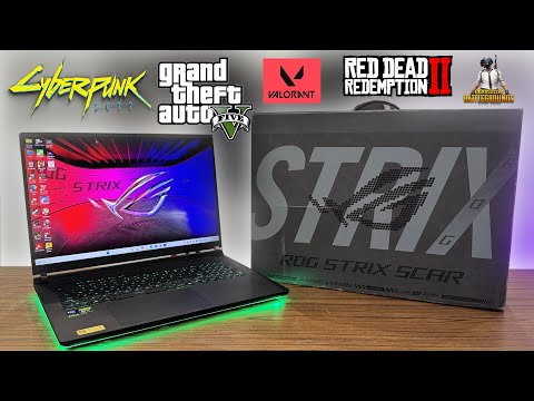 Asus Rog Strix Scar 18 - Intel Ultra 9 275HX + RTX 5090 - Unboxing & 10 Games Tested 🎯🎯