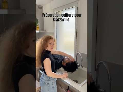 On recommence les tresses pour que Monsieur soit frais pour notre voyage  ✨