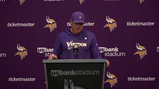 Kevin O'Connell speaks after Vikings preseason loss to Patriots
