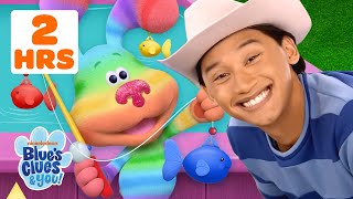 120 MINUTES of Outdoor Fun & Games! 🎣 w/ Blue, Josh, and Rainbow Puppy! | Blue's Clues & You!
