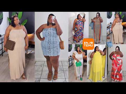 HUGE! Temu *plus size* End of Summer Clothing Haul! 2024