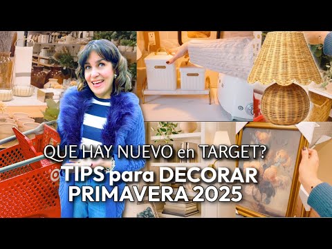 COMPRA Conmigo EN TARGET! NUEVA DECORACIÓN para esta PRIMAVERA 2025| IDEAS para DECORAR | HOME DECOR