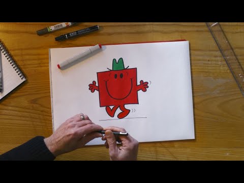 M&S | How to draw Mr. Strong with Adam Hargreaves.