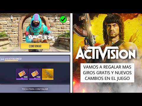 QUÉ!!! 23 GIROS "GRATIS", VUELVE COLABORACIÓN Y PERSONAJE MÍTICO EN COD MOBILE