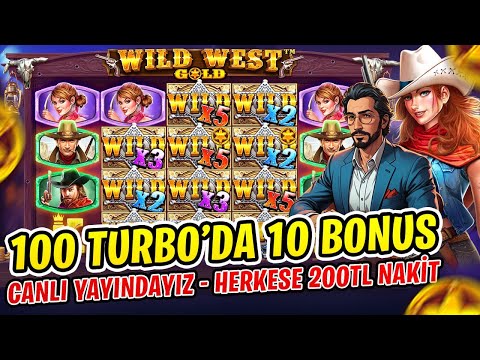 SLOT OYUNLARI 💥Wild West Gold💥100 Turbo 10 Bonus Güzel Kazanç 💥 #slot #slotoyunları #casino