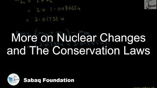 Problem 1-Nuclear Changes and The Conservation Laws