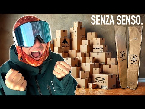 Mega UNBOXING attrezzatura SNOWBOARD 2024 - 2025 🏂 Burton / Oakley